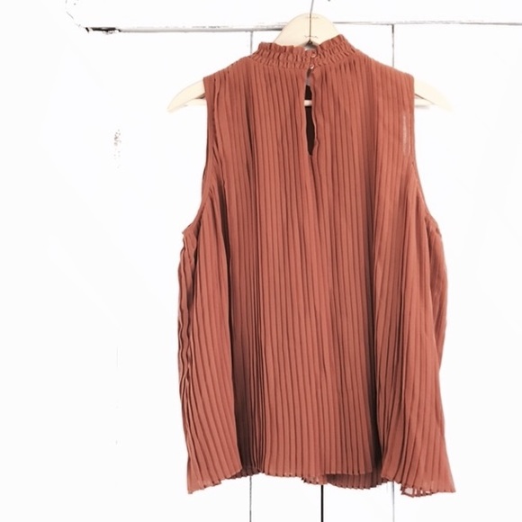 Rust orange NEW LOOK pleated tank - Picture 6 of 7